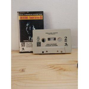 John Coltrane Standard Coltrane Cassette Tape Not Tested Crack in Case